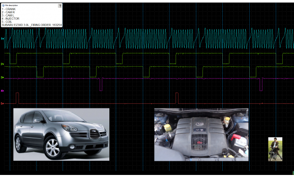 Эталон синхронизации-Сигнал ДПКВ + ДПРВ-Subaru-Tribeca 2004-2014 : Image 1