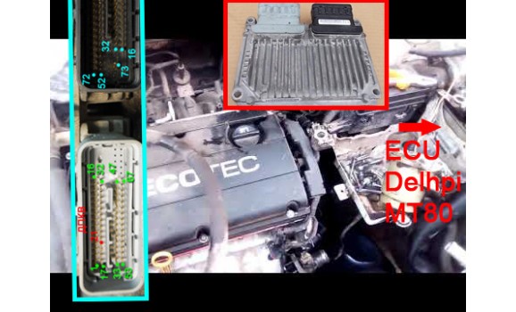 Как подключить осциллограф-Выходное напряжение-Chevrolet-Aveo / Kalos / Cobalt (T200/T250) 2002-2011 : Image 1