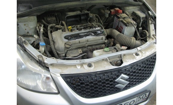 Как подключить осциллограф-Выходное напряжение-Suzuki-SX4 2006 - 2014 : Image 1