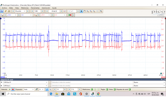 Эталон-Линии CAN high и CAN low-Chevrolet-Tahoe 4 2014-2019 : Image 1