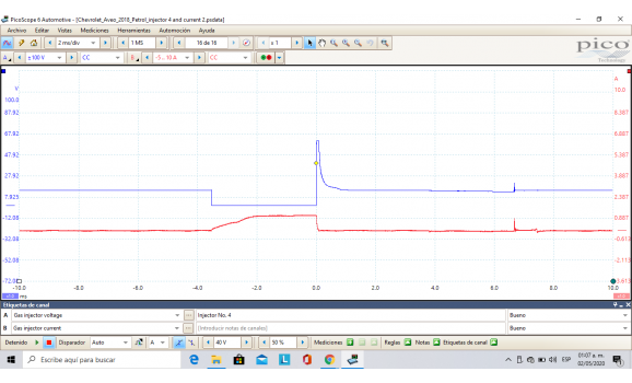Эталон-Управляющее напряжение и ток-Chevrolet-Aveo 2012- : Image 1