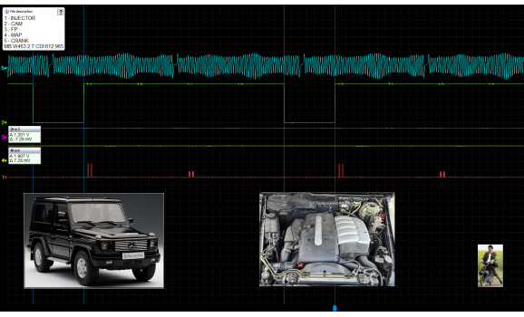 Эталон синхронизации-Сигнал ДПКВ + ДПРВ-Mercedes-W463 1990-2018 : Image 1