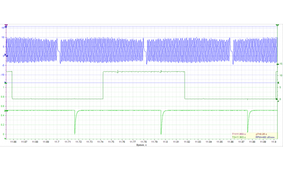 Эталон синхронизации-Сигнал ДПКВ + ДПРВ-Mercedes-W210 1996-2003 : Image 1