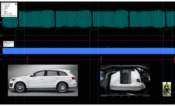 Эталон синхронизации-Сигнал ДПКВ + ДПРВ-Audi-Q7 (4L) 2005-2015 : Image 1