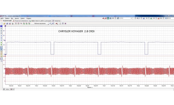 Эталон синхронизации-Сигнал ДПКВ + ДПРВ-Chrysler-Voyager 4 2000-2007 : Image 1