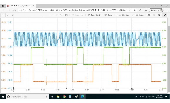Эталон синхронизации-Сигнал ДПКВ + ДПРВ-KIA-Cerato / Forte 3 2018- : Image 1
