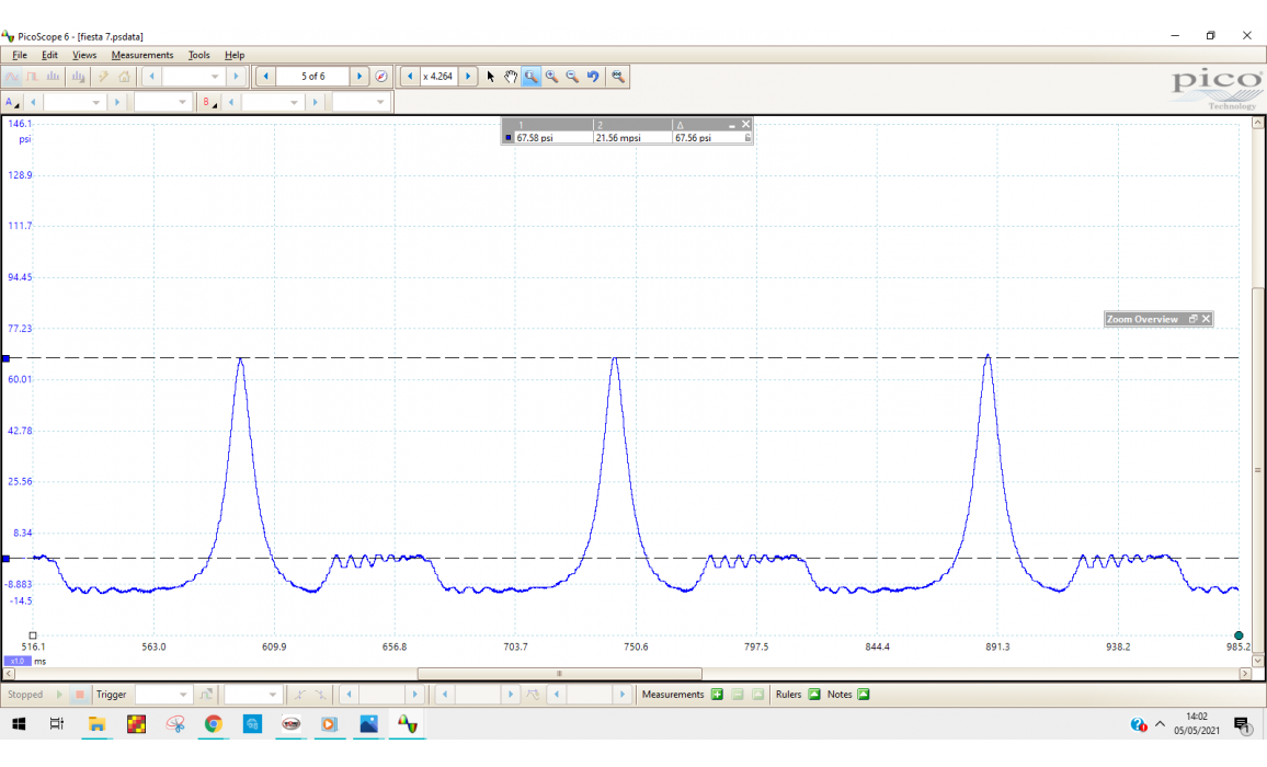Эталон-Давление в цилиндре-Ford-Fiesta 6 2008-2019 : Image 1 Эталон-Давление в цилиндре-Ford-Fiesta 6 2008-2019 : Image 1
