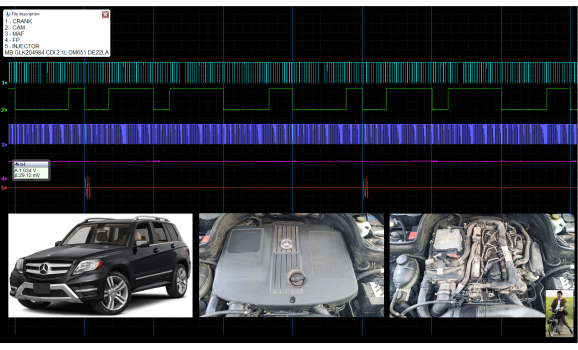 Good timing-CKP & CMP signal-Mercedes-GLK-Class (X204) 2008-2015 : Image 1