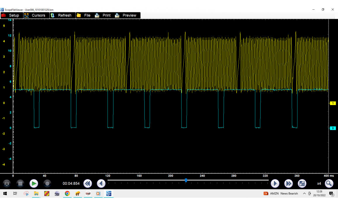 Эталон синхронизации-Сигнал ДПКВ + ДПРВ-Citroën-C1 : Image 2 Эталон синхронизации-Сигнал ДПКВ + ДПРВ-Citroën-C1 : Image 2