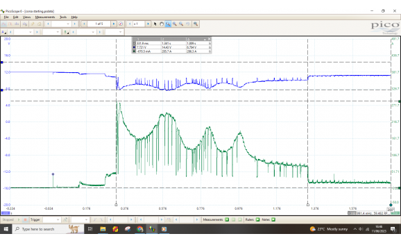 Faulty Starter-Current consumption-Opel-Corsa C 2000–2006 : Image 1 Faulty Starter-Current consumption-Opel-Corsa C 2000–2006 : Image 1