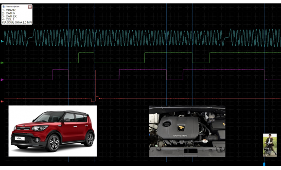Эталон синхронизации-Сигнал ДПКВ + ДПРВ-KIA-Soul 2014–2019 : Image 1