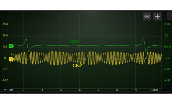 Эталон синхронизации-Сигнал ДПКВ + ДПРВ-Toyota-RAV4 2005–2013 : Image 1