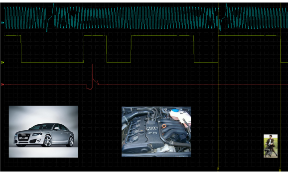 Эталон синхронизации - Сигнал ДПКВ + ДПРВ - Audi - A4 (B6) 2000–2006 : Image 1