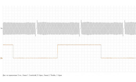 Осциллограмма - Эталон синхронизации - Синхронизация ГРМ - AKL 8V 1.6L - Skoda - Octavia 1996-2010 : Image 1