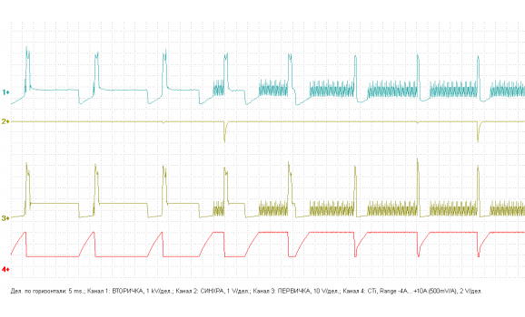 Эталон - Первичное и вторичное напряжение (емкостной датчик Cx) - VW - Passat B3 1988-1993 : Image 1