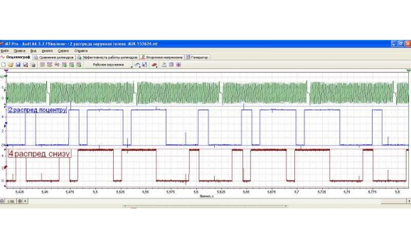 Эталон синхронизации - Сигнал ДПКВ + ДПРВ - Audi - A6 (C6) 2004-2011 : Image 1