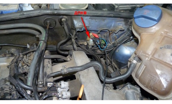 Точки подключения щупов - Сигнал ДПКВ + ДПРВ - VW - Passat B5 1996-2006 : Image 1