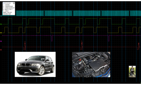 Эталон синхронизации - Сигнал ДПКВ + ДПРВ - BMW - 1 E81/E82/E87/E88 2004-2013 : Image 1