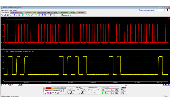 Эталон синхронизации - Сигнал ДПКВ + ДПРВ - Nissan - Note 2004-2013 : Image 1