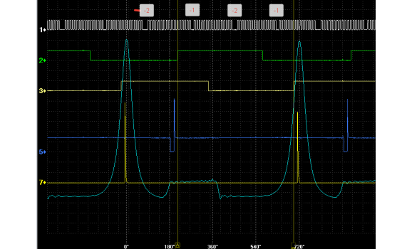 Эталон синхронизации - Сигнал ДПКВ + ДПРВ + ДД - Mitsubishi - Outlander 2007–2013 : Image 1
