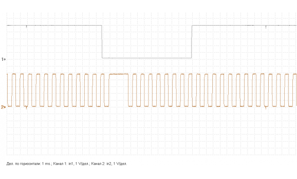 Эталон синхронизации - Сигнал ДПКВ + ДПРВ - Hyundai - Elantra 2001–2006 : Image 1