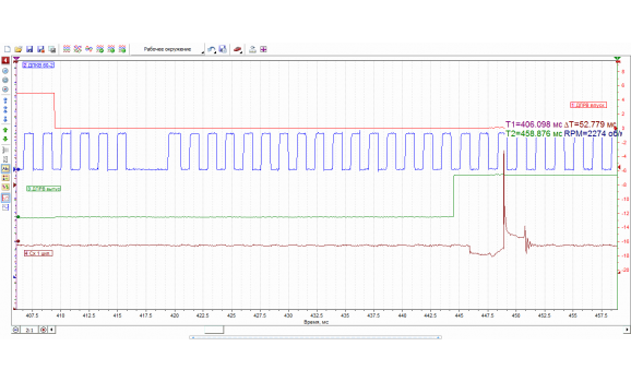 Эталон синхронизации - Сигнал ДПКВ + ДПРВ - Hyundai - Tucson (ix35) 2010-2015 : Image 1