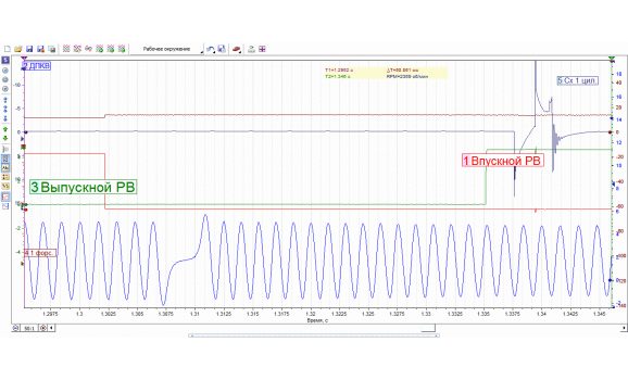 Эталон синхронизации - Сигнал ДПКВ + ДПРВ - Hyundai - Elantra 2010–2015 : Image 1