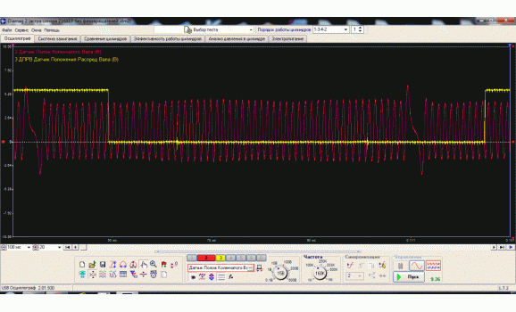 Эталон синхронизации - Сигнал ДПКВ + ДПРВ - Opel - Astra H 2004–2014 : Image 1