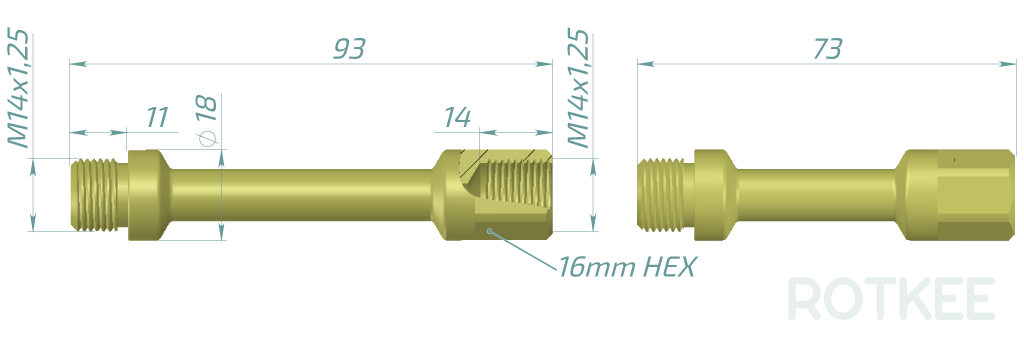 ad-m14-rigid extension pipe drawing